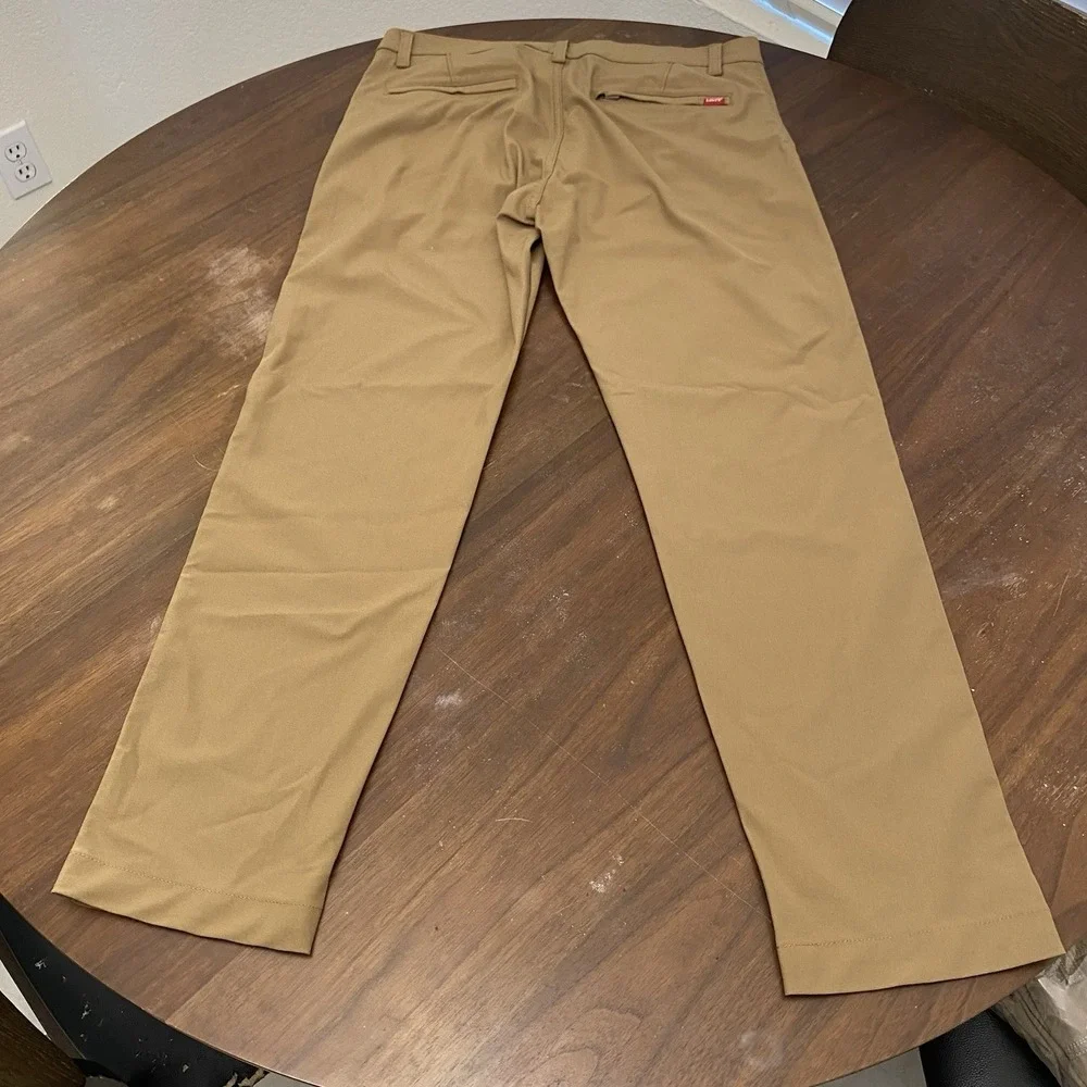 Levis XX Chino Standard Taper Pants Mens 32x30 Khaki Tan